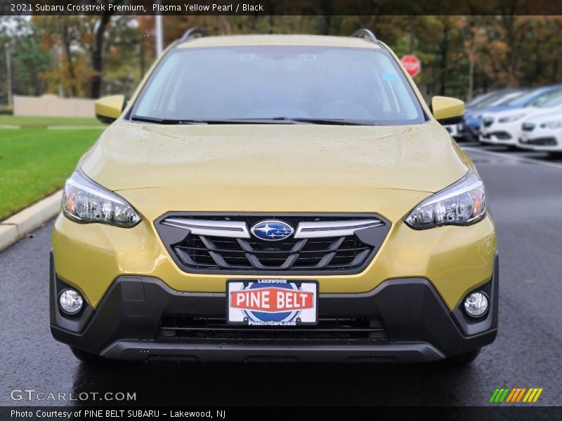 Plasma Yellow Pearl / Black 2021 Subaru Crosstrek Premium