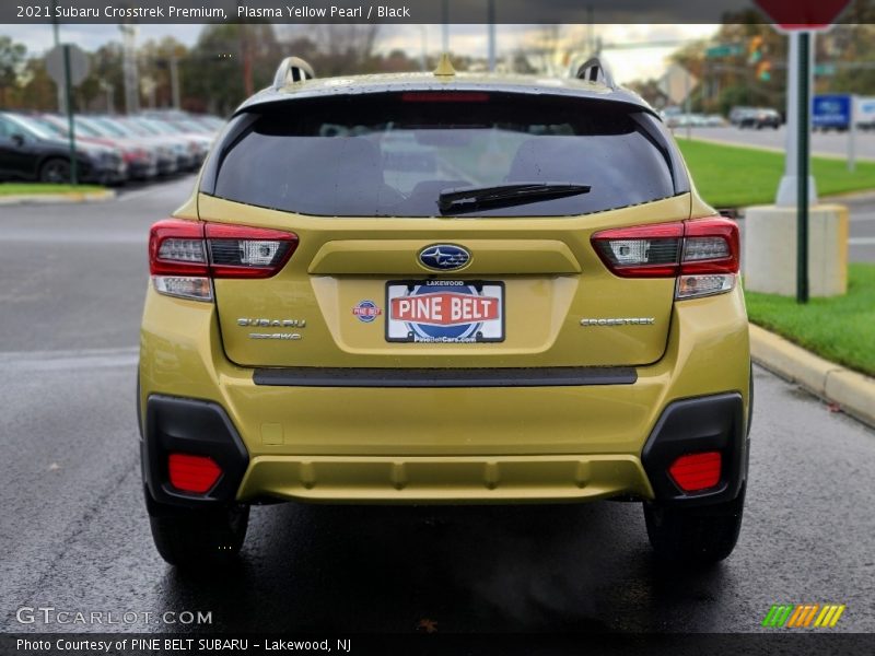 Plasma Yellow Pearl / Black 2021 Subaru Crosstrek Premium