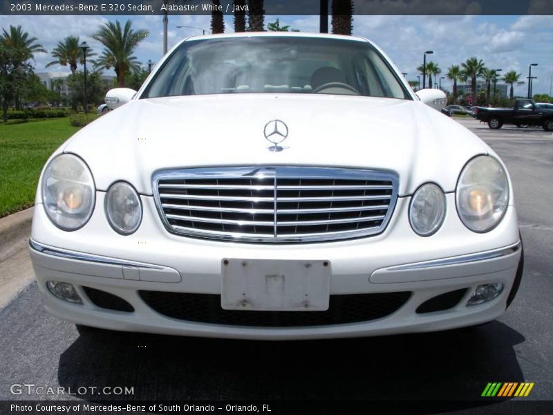 Alabaster White / Java 2003 Mercedes-Benz E 320 Sedan