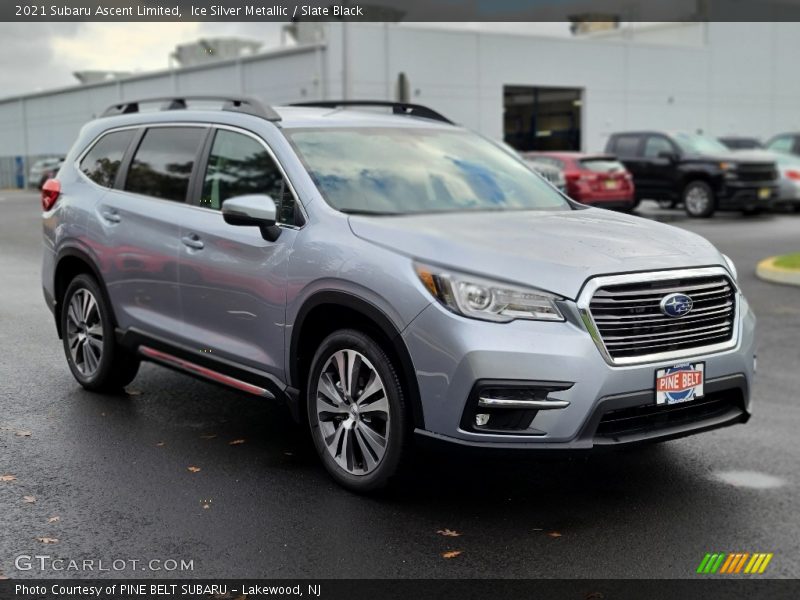 Ice Silver Metallic / Slate Black 2021 Subaru Ascent Limited