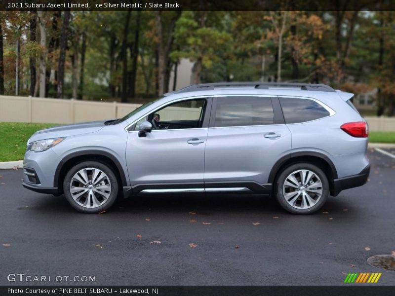 Ice Silver Metallic / Slate Black 2021 Subaru Ascent Limited