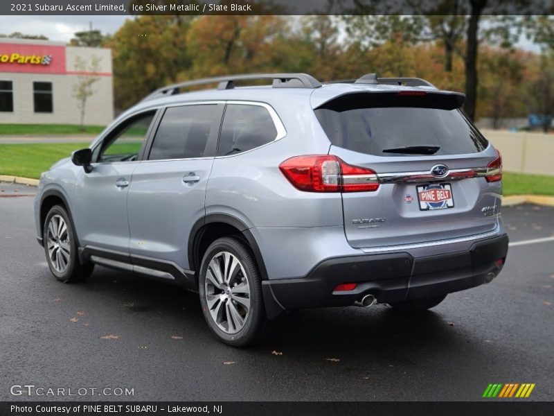 Ice Silver Metallic / Slate Black 2021 Subaru Ascent Limited