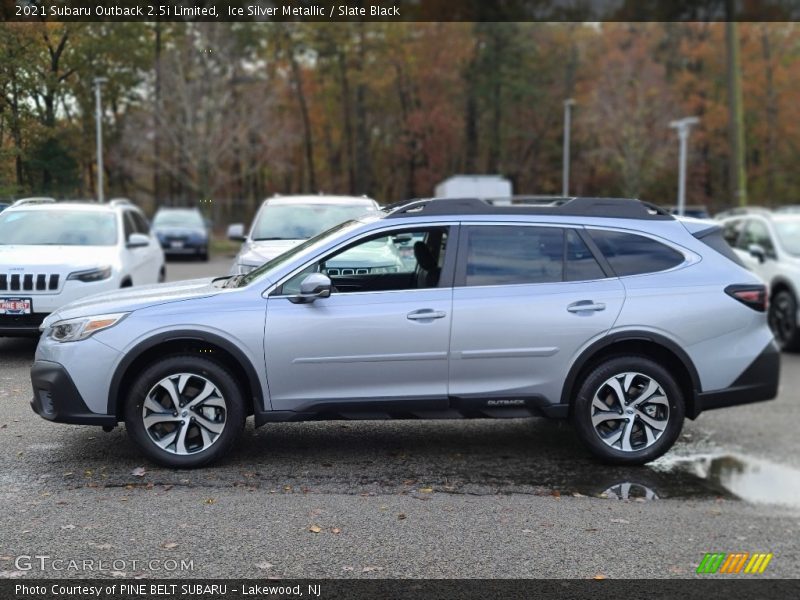 Ice Silver Metallic / Slate Black 2021 Subaru Outback 2.5i Limited