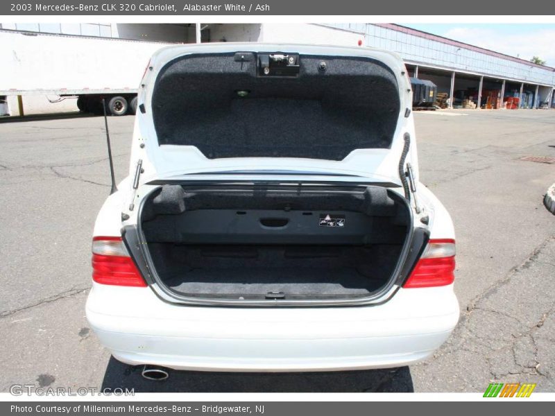 Alabaster White / Ash 2003 Mercedes-Benz CLK 320 Cabriolet