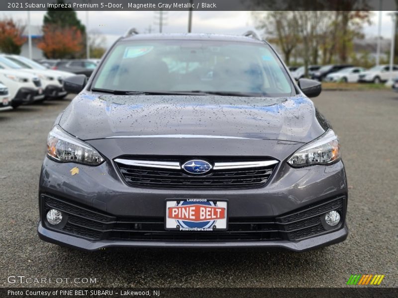 Magnetite Gray Metallic / Black 2021 Subaru Impreza Premium 5-Door