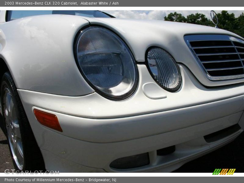 Alabaster White / Ash 2003 Mercedes-Benz CLK 320 Cabriolet