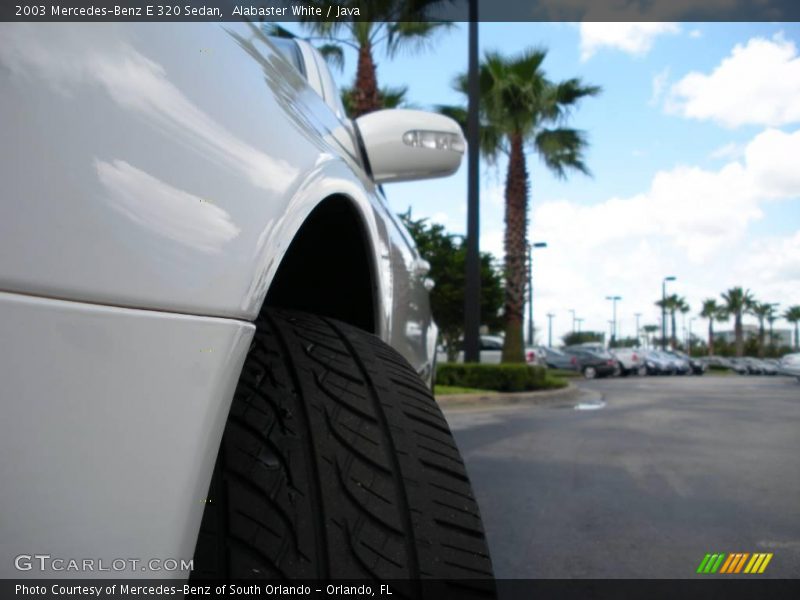 Alabaster White / Java 2003 Mercedes-Benz E 320 Sedan