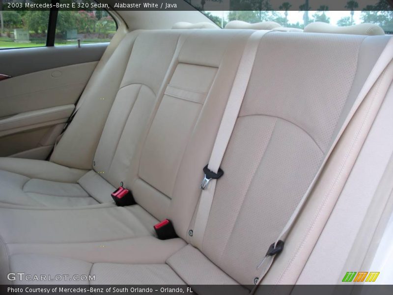 Alabaster White / Java 2003 Mercedes-Benz E 320 Sedan