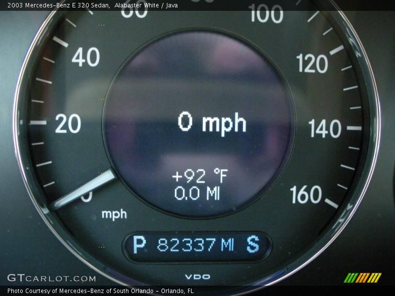 Alabaster White / Java 2003 Mercedes-Benz E 320 Sedan