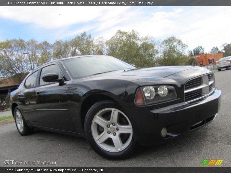 Brilliant Black Crystal Pearl / Dark Slate Gray/Light Slate Gray 2010 Dodge Charger SXT
