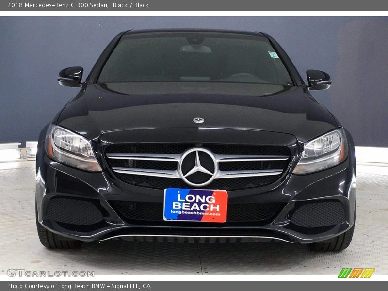 Black / Black 2018 Mercedes-Benz C 300 Sedan