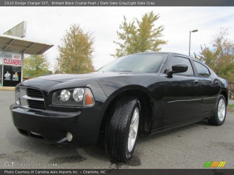 Brilliant Black Crystal Pearl / Dark Slate Gray/Light Slate Gray 2010 Dodge Charger SXT