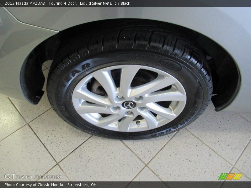 Liquid Silver Metallic / Black 2013 Mazda MAZDA3 i Touring 4 Door