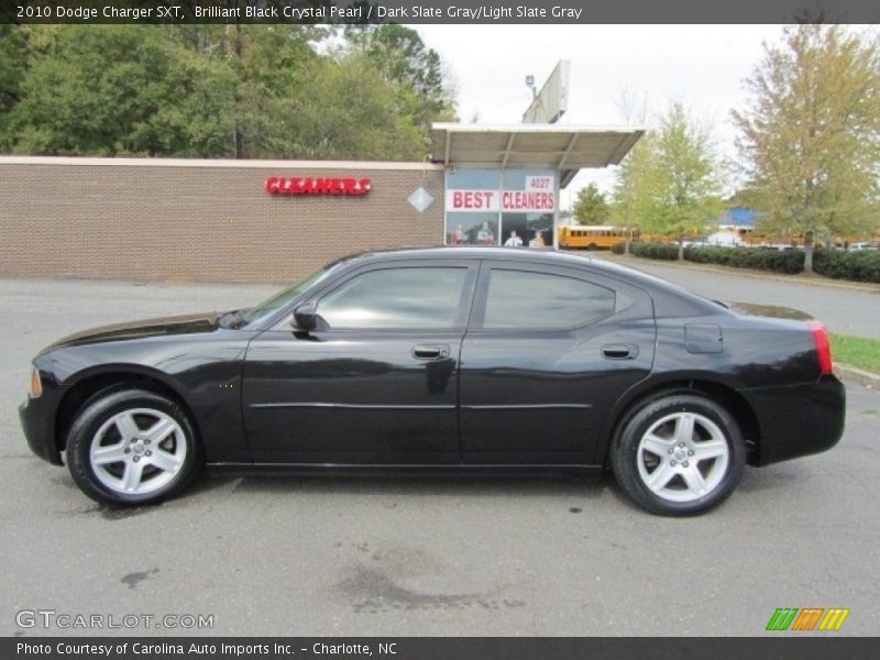 Brilliant Black Crystal Pearl / Dark Slate Gray/Light Slate Gray 2010 Dodge Charger SXT