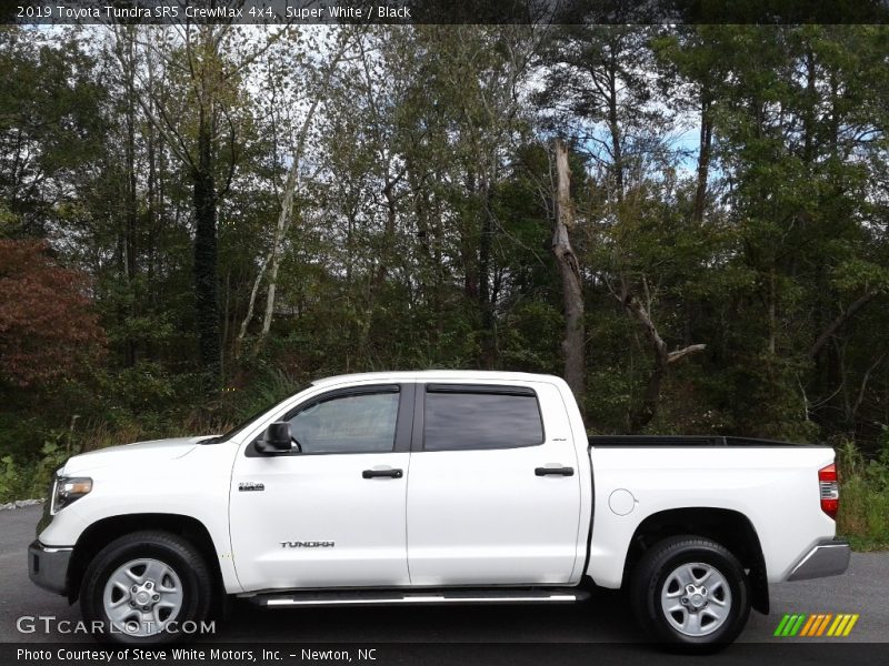 Super White / Black 2019 Toyota Tundra SR5 CrewMax 4x4
