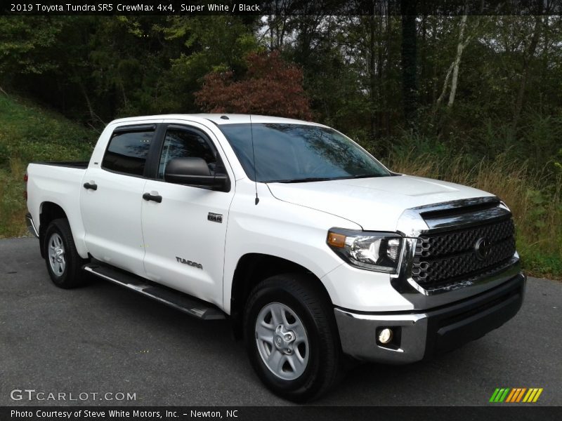 Super White / Black 2019 Toyota Tundra SR5 CrewMax 4x4