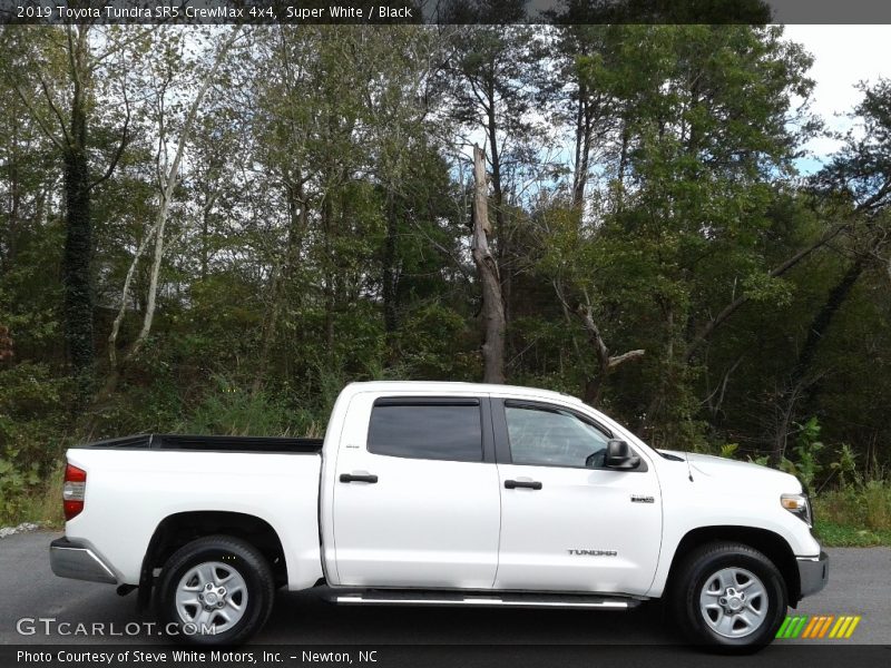 Super White / Black 2019 Toyota Tundra SR5 CrewMax 4x4