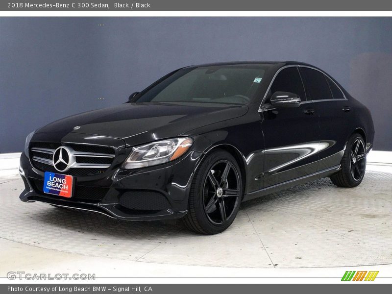 Black / Black 2018 Mercedes-Benz C 300 Sedan