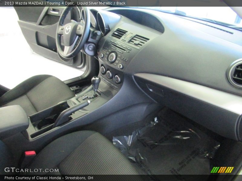 Liquid Silver Metallic / Black 2013 Mazda MAZDA3 i Touring 4 Door
