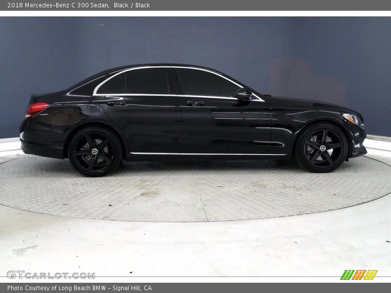 Black / Black 2018 Mercedes-Benz C 300 Sedan