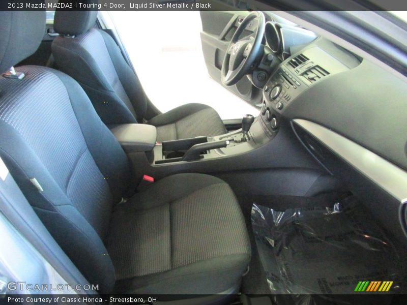 Liquid Silver Metallic / Black 2013 Mazda MAZDA3 i Touring 4 Door