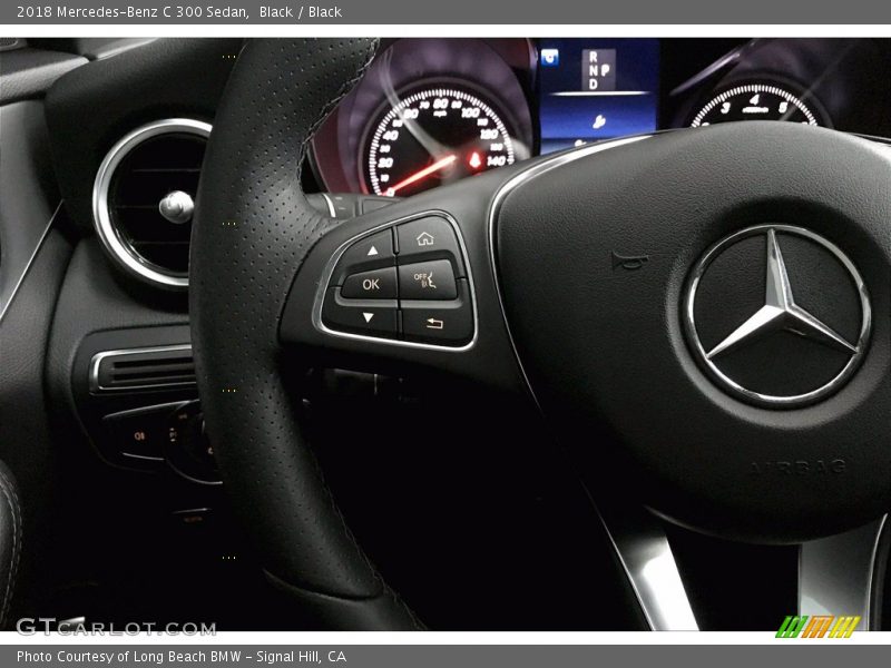 Black / Black 2018 Mercedes-Benz C 300 Sedan