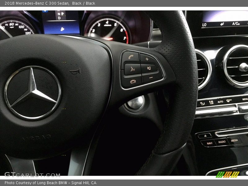 Black / Black 2018 Mercedes-Benz C 300 Sedan