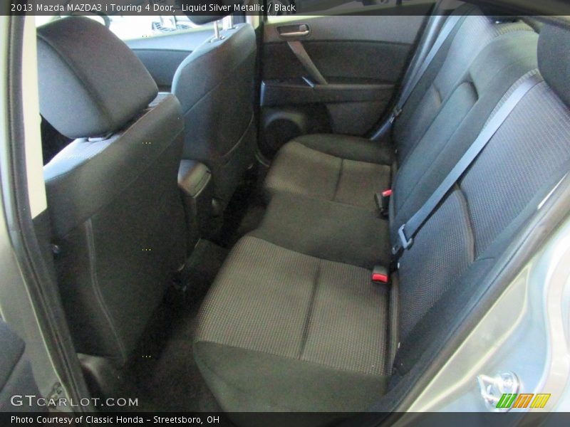 Liquid Silver Metallic / Black 2013 Mazda MAZDA3 i Touring 4 Door