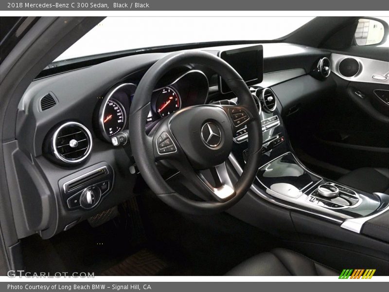 Black / Black 2018 Mercedes-Benz C 300 Sedan