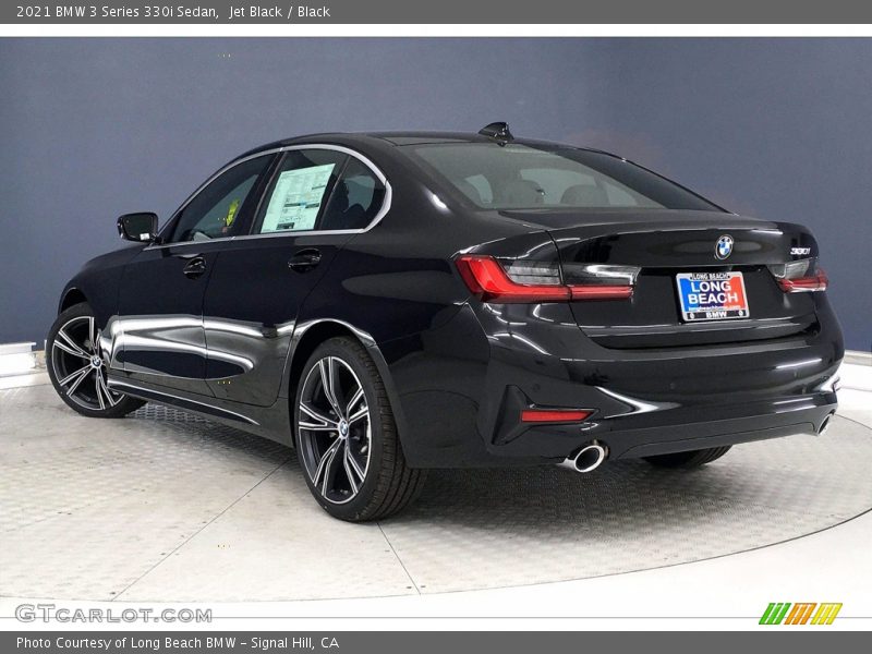 Jet Black / Black 2021 BMW 3 Series 330i Sedan