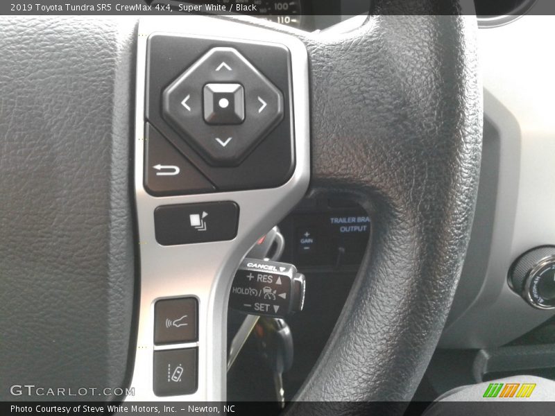 Super White / Black 2019 Toyota Tundra SR5 CrewMax 4x4