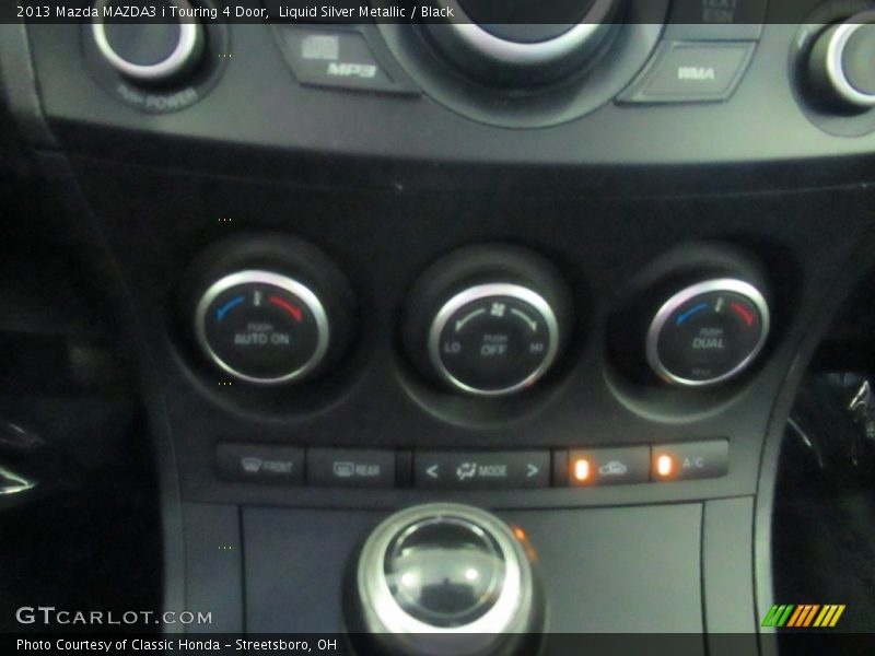 Liquid Silver Metallic / Black 2013 Mazda MAZDA3 i Touring 4 Door
