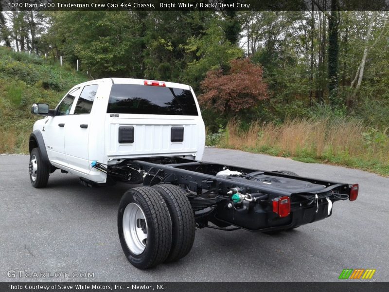 Bright White / Black/Diesel Gray 2020 Ram 4500 Tradesman Crew Cab 4x4 Chassis