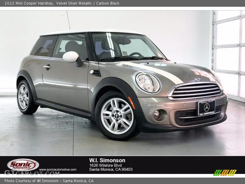 Velvet Silver Metallic / Carbon Black 2013 Mini Cooper Hardtop