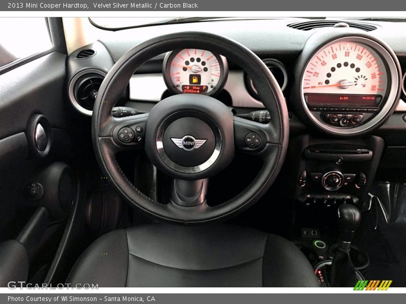 Velvet Silver Metallic / Carbon Black 2013 Mini Cooper Hardtop