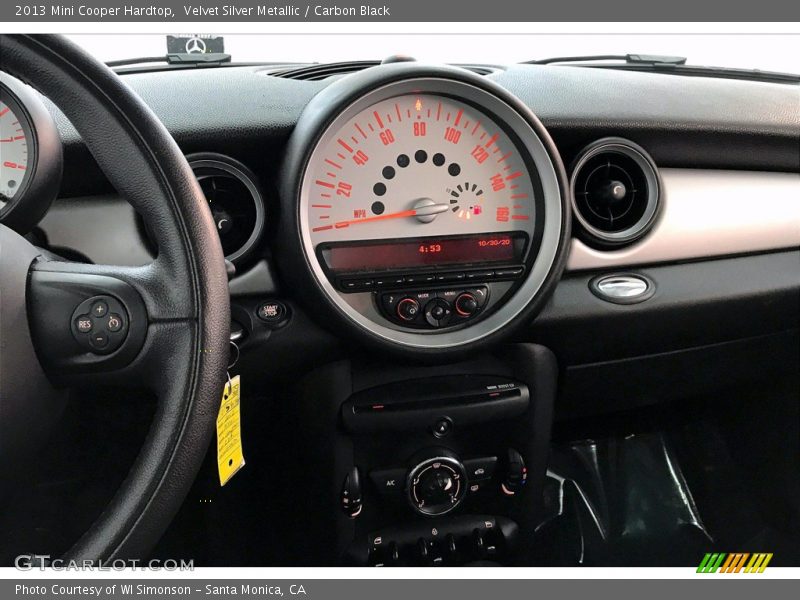 Velvet Silver Metallic / Carbon Black 2013 Mini Cooper Hardtop