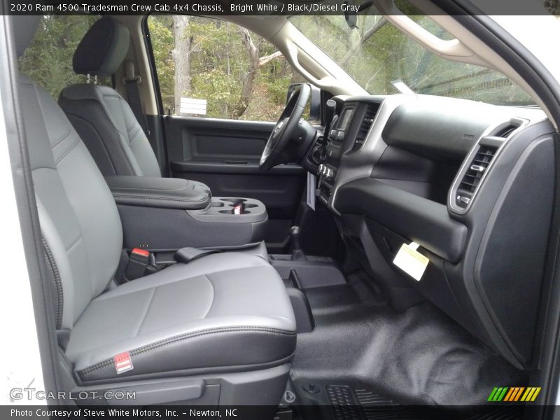 Bright White / Black/Diesel Gray 2020 Ram 4500 Tradesman Crew Cab 4x4 Chassis
