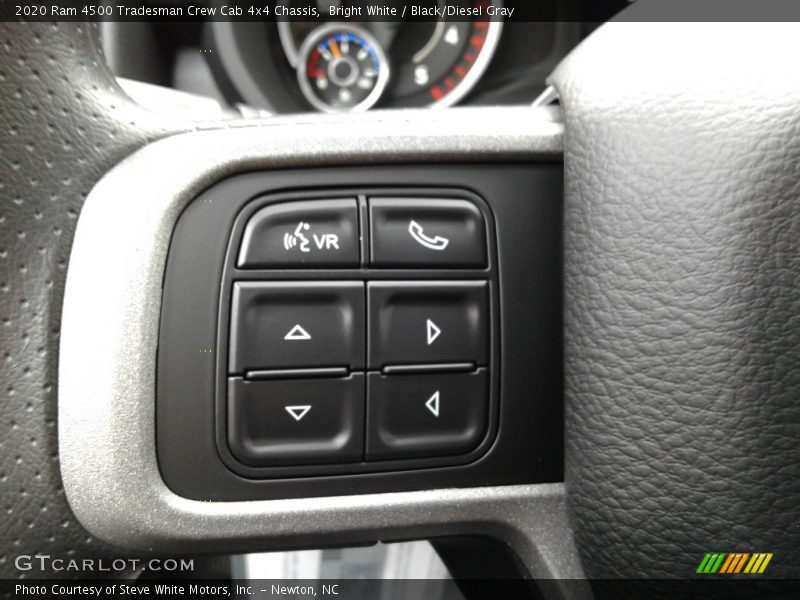 Bright White / Black/Diesel Gray 2020 Ram 4500 Tradesman Crew Cab 4x4 Chassis
