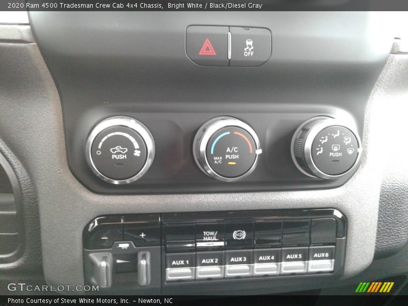 Bright White / Black/Diesel Gray 2020 Ram 4500 Tradesman Crew Cab 4x4 Chassis