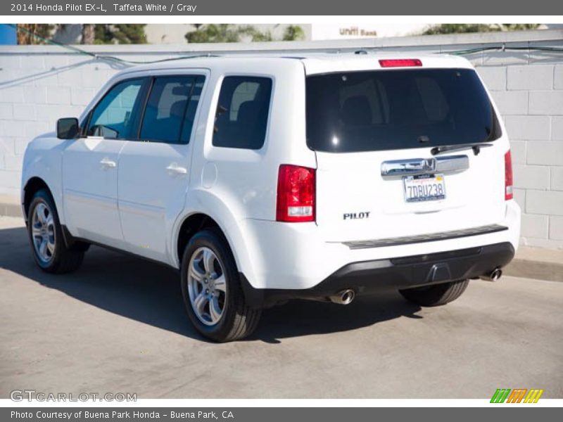 Taffeta White / Gray 2014 Honda Pilot EX-L