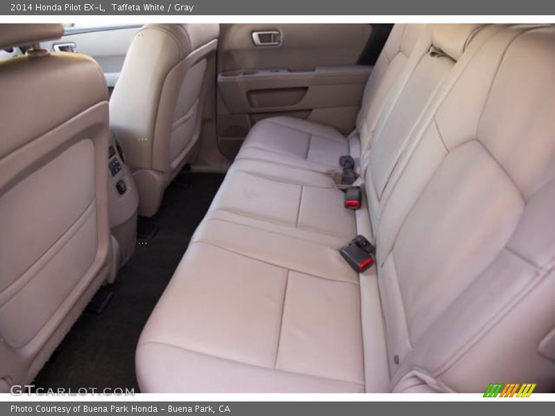 Taffeta White / Gray 2014 Honda Pilot EX-L