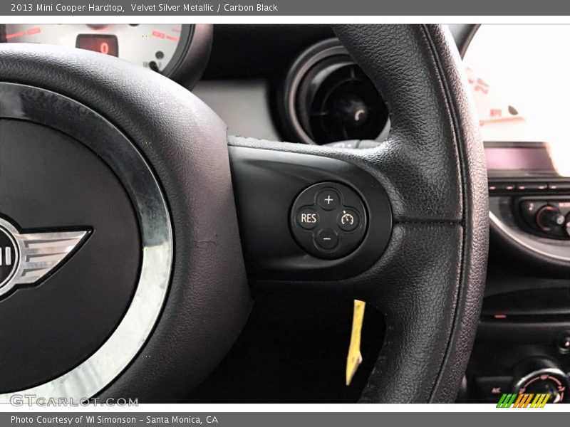 Velvet Silver Metallic / Carbon Black 2013 Mini Cooper Hardtop