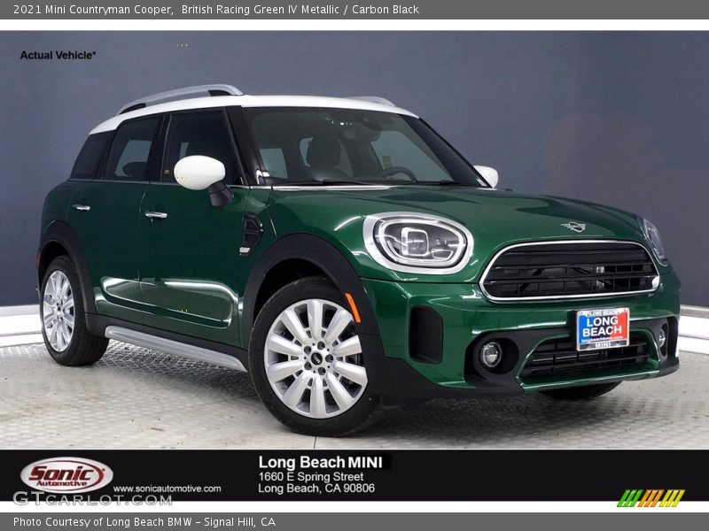 British Racing Green IV Metallic / Carbon Black 2021 Mini Countryman Cooper