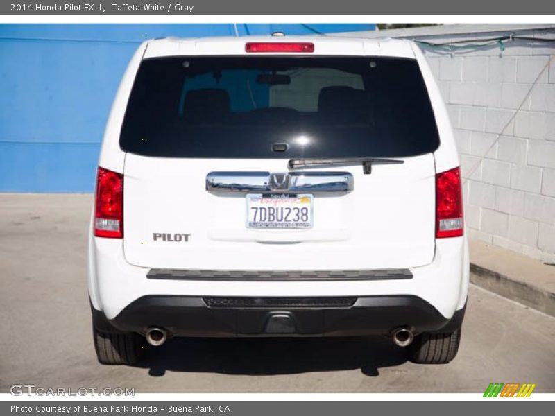 Taffeta White / Gray 2014 Honda Pilot EX-L