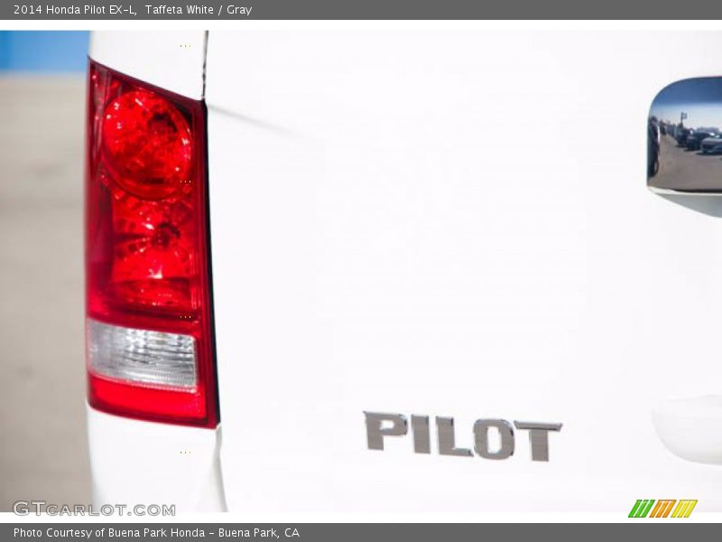 Taffeta White / Gray 2014 Honda Pilot EX-L