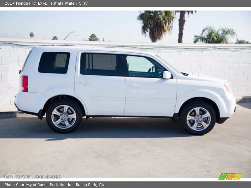 Taffeta White / Gray 2014 Honda Pilot EX-L