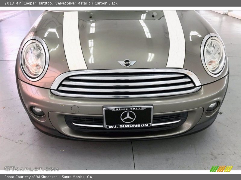 Velvet Silver Metallic / Carbon Black 2013 Mini Cooper Hardtop