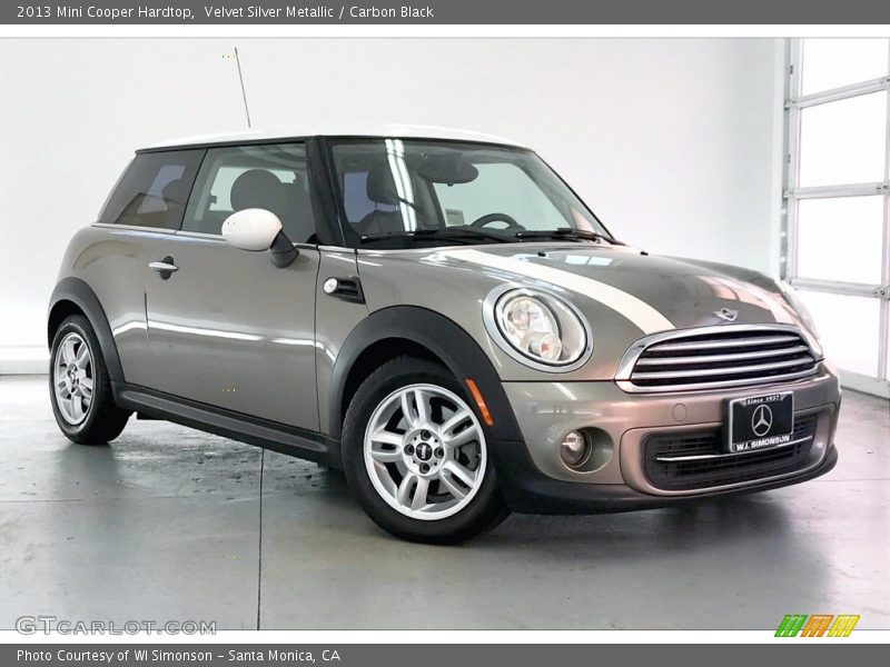 Velvet Silver Metallic / Carbon Black 2013 Mini Cooper Hardtop