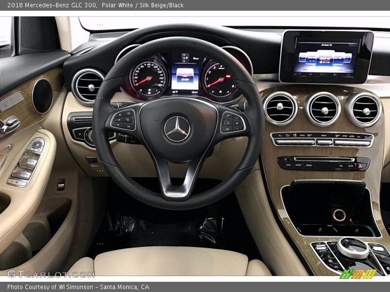 Polar White / Silk Beige/Black 2018 Mercedes-Benz GLC 300