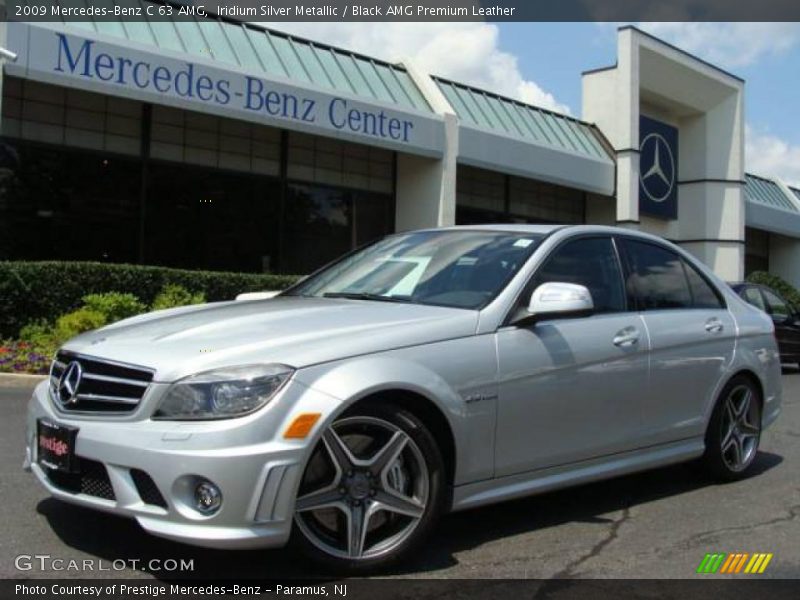 Iridium Silver Metallic / Black AMG Premium Leather 2009 Mercedes-Benz C 63 AMG